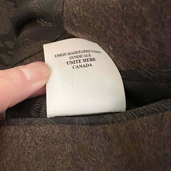 Barcelino San Francisco cashmere brown suit blazer men’s L 41 - Picture 7 of 11